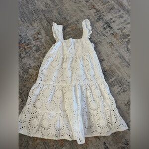 Girls vineyard, Vines white eyelet dress size 6 - worn once